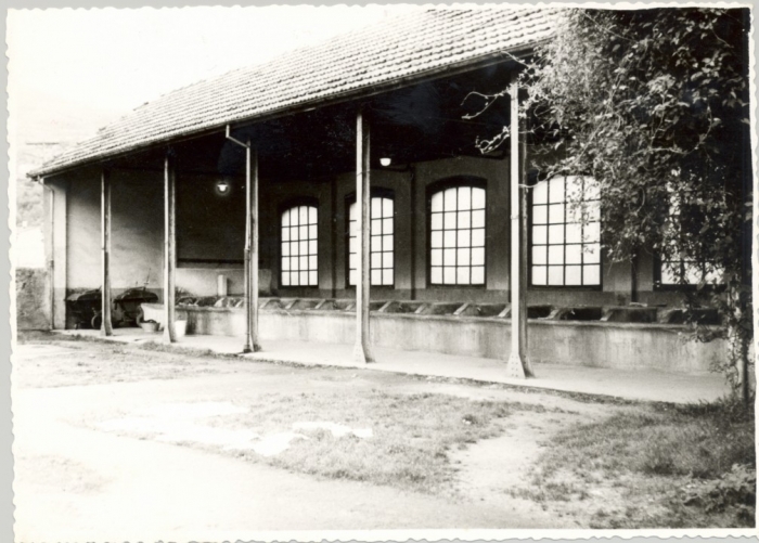 Lavadero público, Sotrondio, 1969. Lavadero público, Sotrondio, 1969.